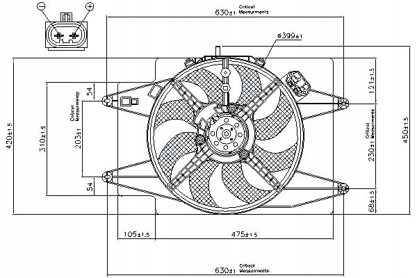 фото №2, Nissens вентилятор радиатора с корпус alfa rome