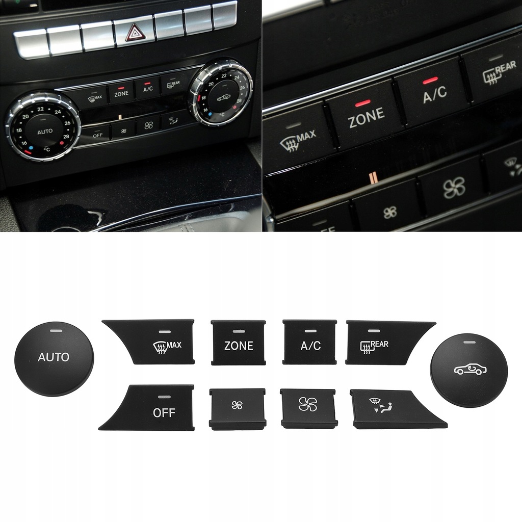 фото №9, Кнопка кондиционера кнопка регулировки громкость заменитель dla mercedes