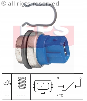 фото №1, Датчик температури води facet 1.830.101 025906041a