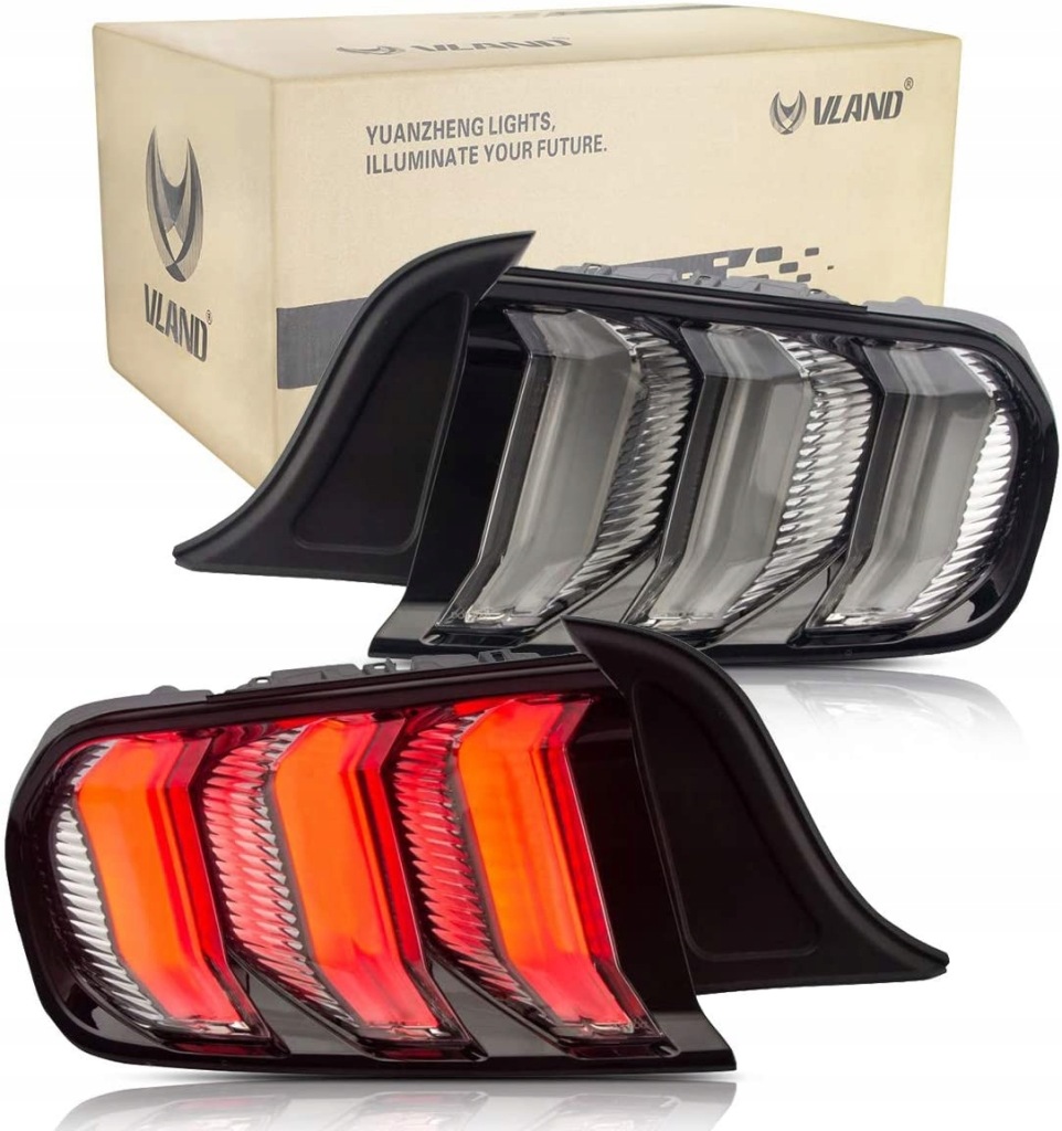 Купити Vland led ліхтарі  mustang gt 2015 - 2019 gen 6 задній