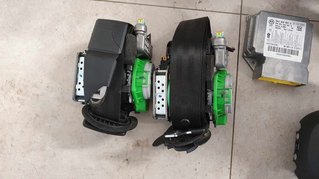 фото №12, Audi a5 8t консоль подушки безопасности ремни комплект