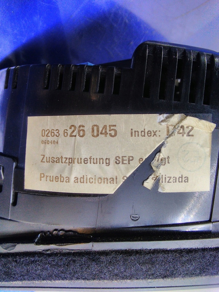 фото №7, Audi a4 b6 1.9tdi лічильник прилади 0263626045