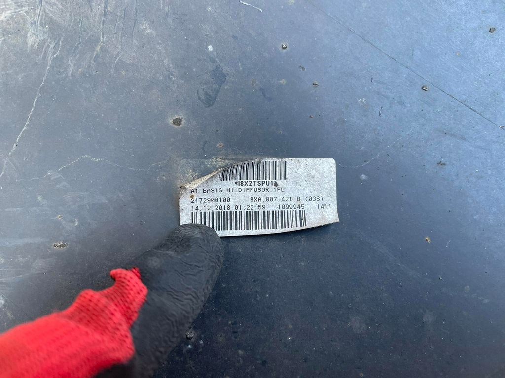 фото №6, Audi a1 диффузор спойлер бампера задняя lift