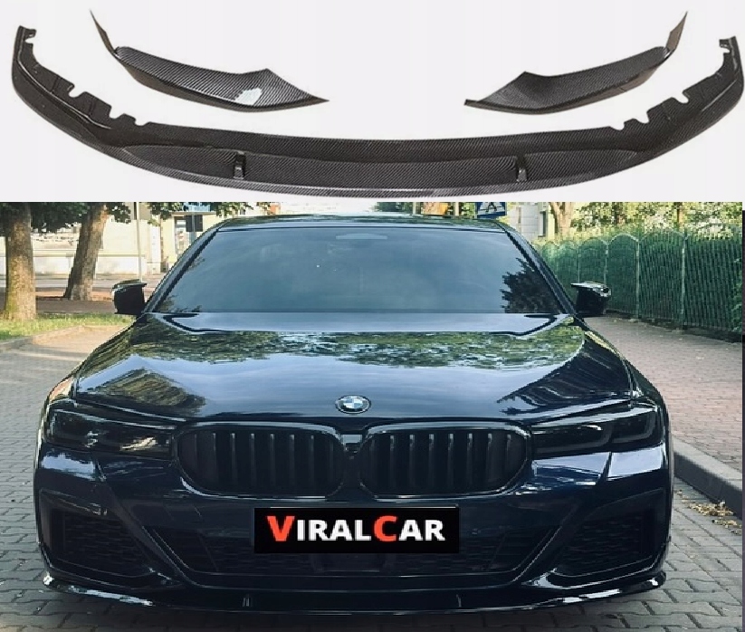 фото №10, Накладка спліттер bmw g30 g31 lci карбон