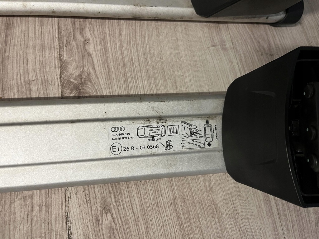 Audi q5 80a рейлинги кровельные комплект оригинал 80a860019 Доставка