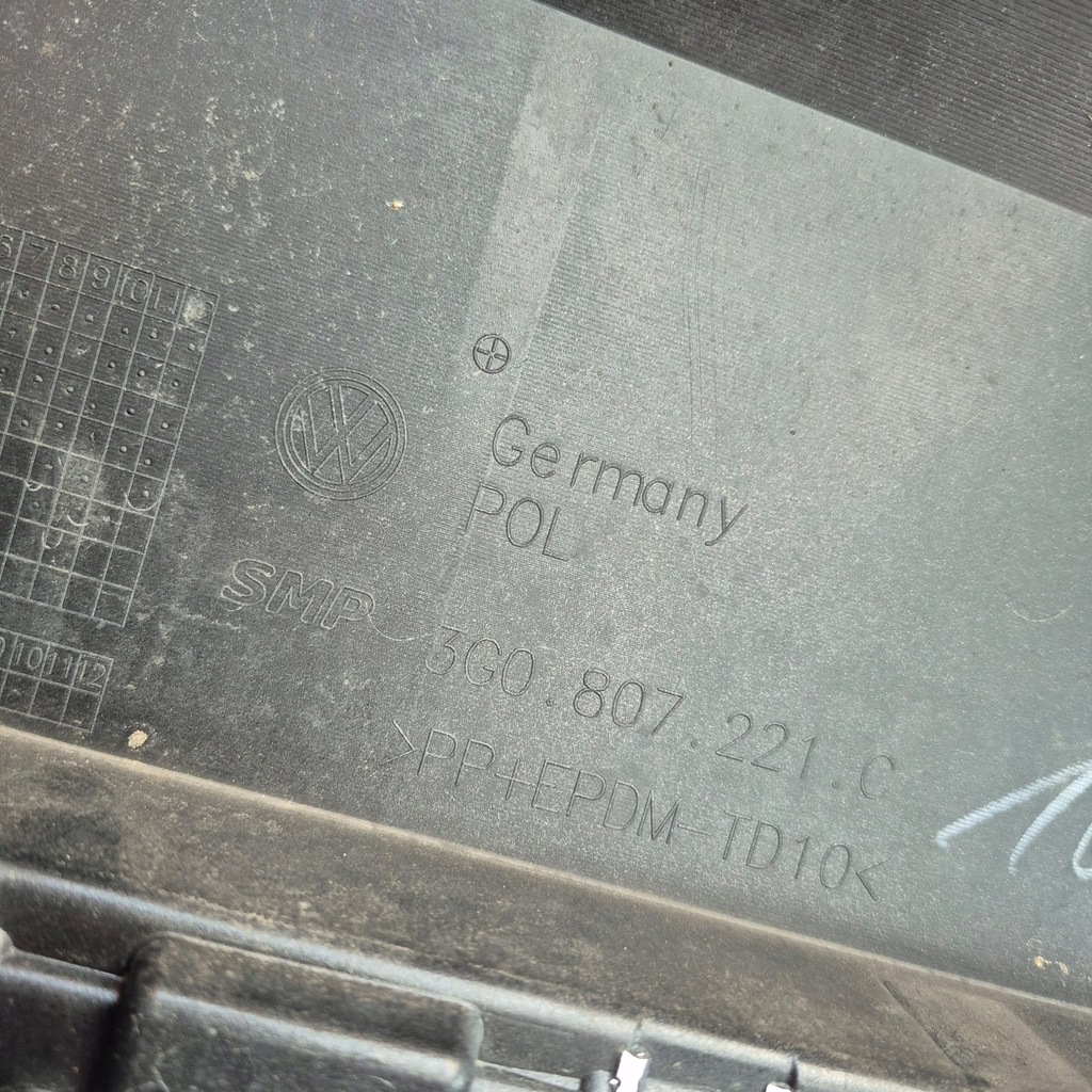 фото №10, Vw passat b8 alltrack 15-19 бампер перед передний 4xpdc 3g0807221c