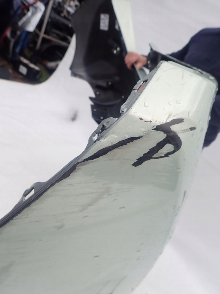 фото №16, Nissan leaf ii 17- бампер задняя задний