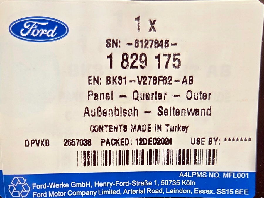 фото №9, Блок двигуна поріг перед правий ford transit 2014-2019 ttg bk31-v278f62-ab