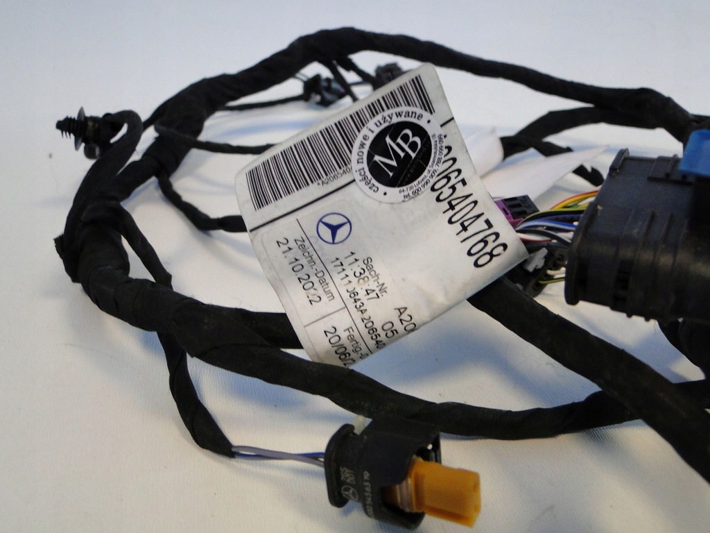 фото №9, Mercedes c w206 s206 206 жгут датчиков парктроник pts w бампер передний