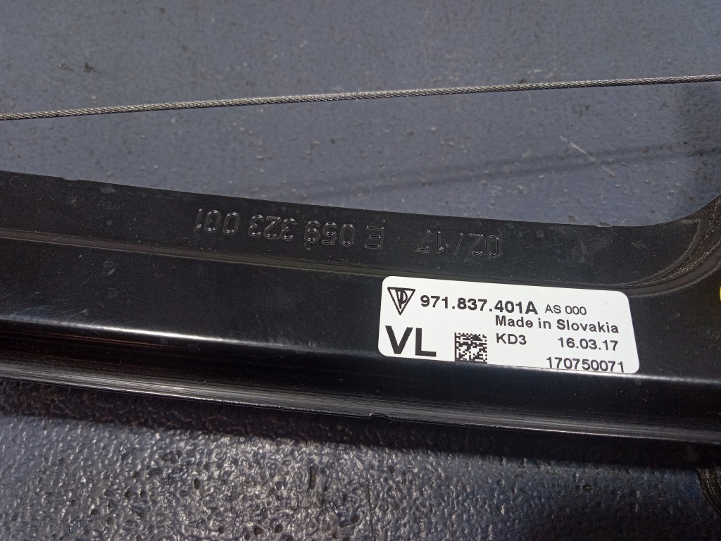 фото №4, Porsche panamera 971 моторчик підйомник скло перед лівий 971837401a