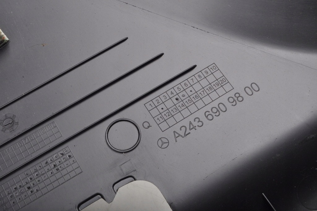 фото №6, Mercedes eqb x243 защита стойка правая 23r a2436909800