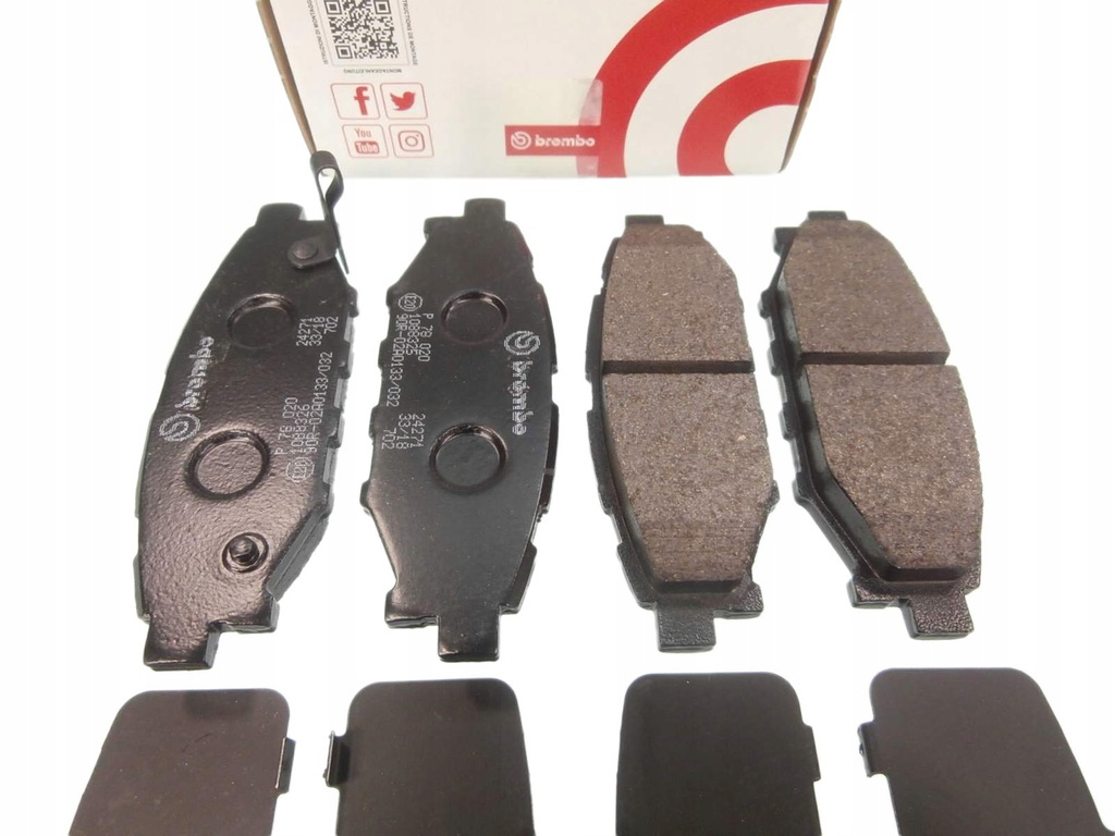 фото №16, Тормозные колодки тормозные brembo subaru outback xv