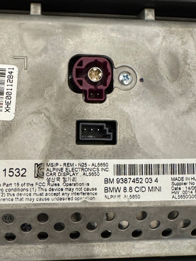 Навігації navi монітор nbt evo mini f54 f55 f56 f57 f60 9387452 Київ