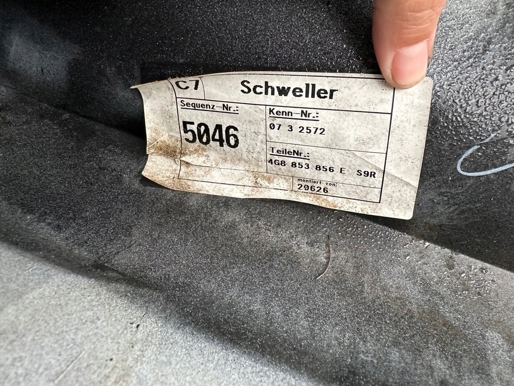 фото №10, Молдинг поріг права audi a7 s7 4g8 s-line przed liftingiem