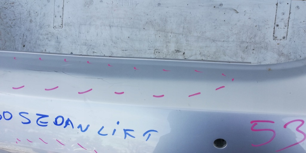 фото №9, Bmw 5 e60 sedan lift lci 08- бампер задний задняя