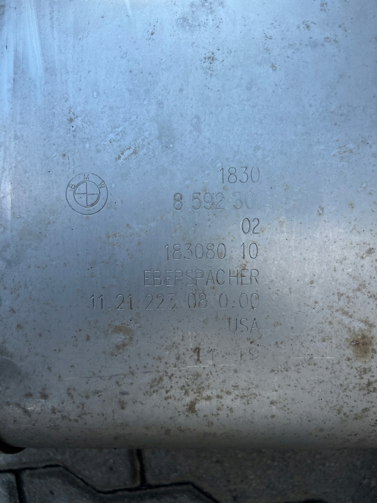 фото №9, Bmw g01 g02 x3 x4 выхлоп гаситель kompletny 20d b47