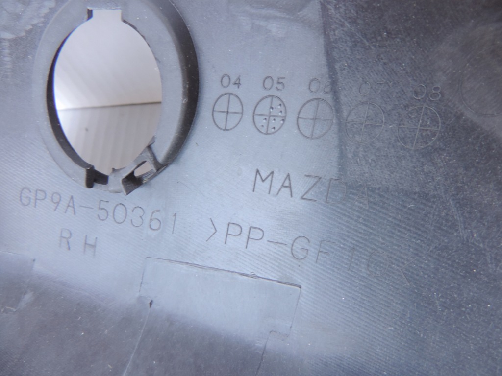 фото №10, Mazda 6 mps 2003 решётка бампера задняя бампер