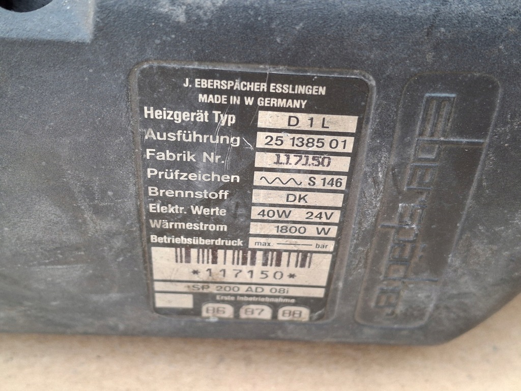 фото №11, Webasto eberspaecher набор 10szt. набор hurt