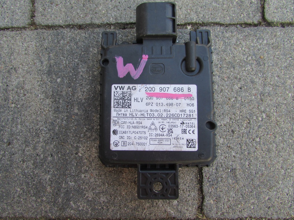 фото №1, Vw audi радар acc distronic 2q0907686b