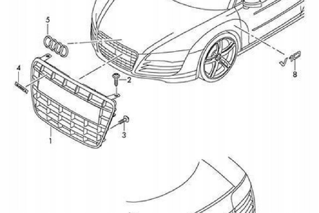фото №8, Audi r8 кришка багажника багажника r8 емблема хромований 420853741a2zz оригінальний