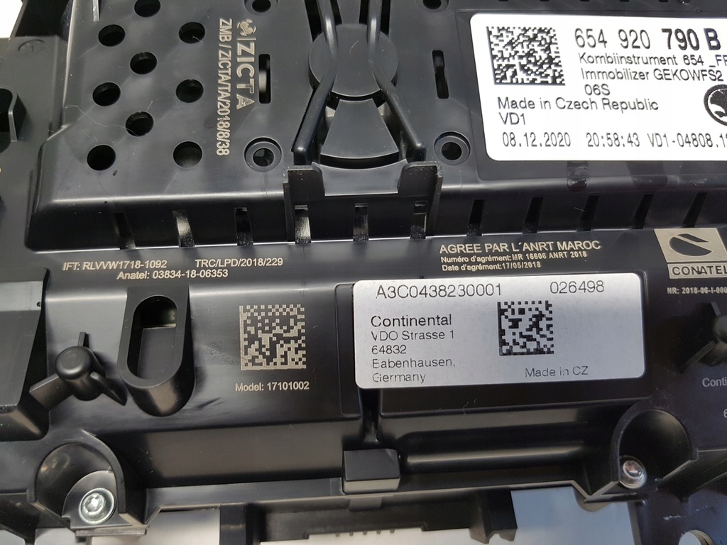 фото №7, Skoda kamiq счетчик виртуальный приборная панель 654920790b