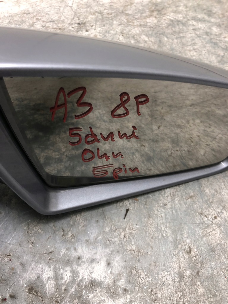 фото №7, Зеркало правое 5 pin audi a3 8p 5d