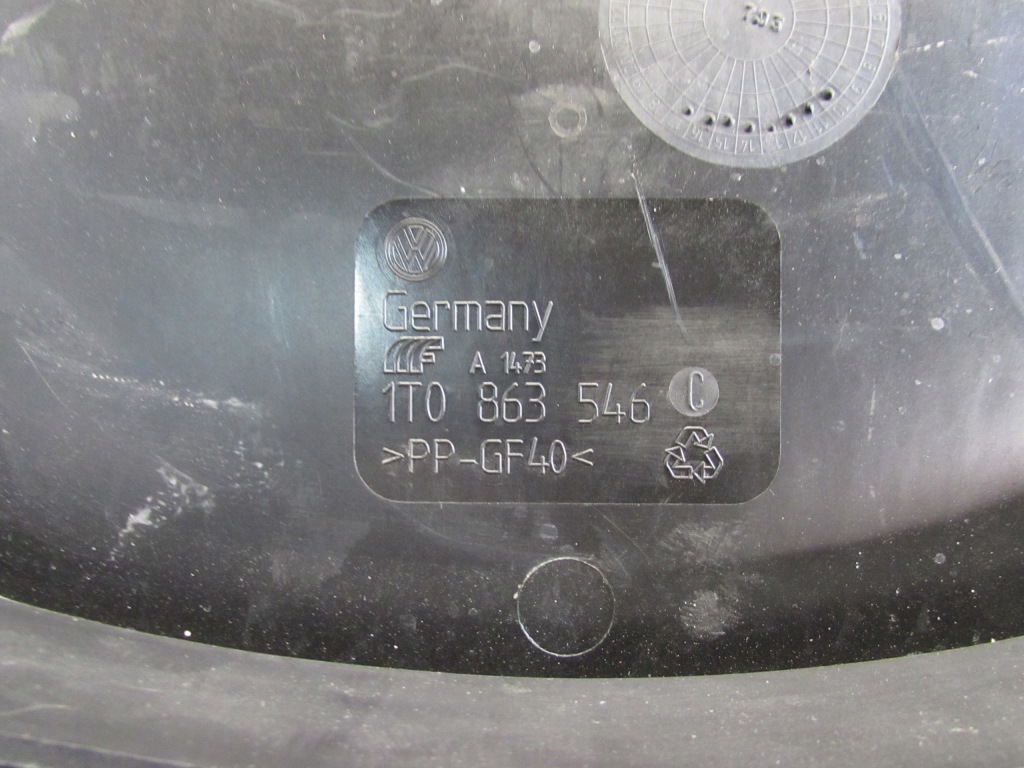 фото №9, Плита підлога багажника 1t0863546 vw touran i 03-10r