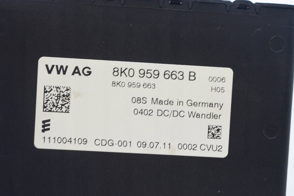 фото №7, Інше модулі audi q3 8u 8k0959663b 2.0l бензиновий 155kw 2012