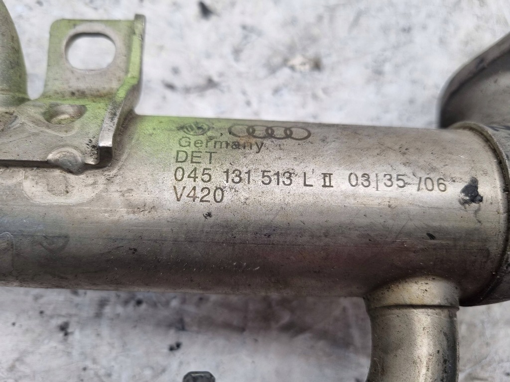 фото №6, Радиатор выхлопных газов 045131513l vw polo iv fox fabia i ibiza iii 1.4 tdi