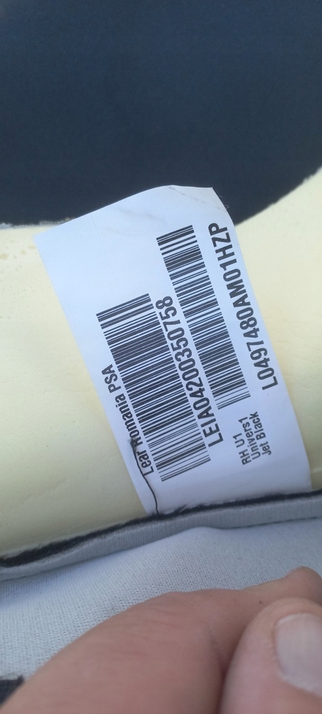 фото №8, Спинка обшивка сиденье правый перед передний citroen c4 cactus оригинал