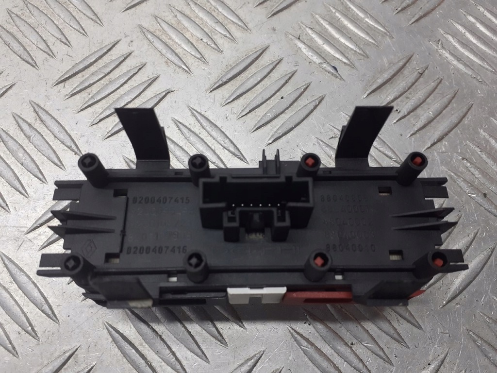 фото №2, Переключатель света аварийных renault scenic ii 2.0 8200407415