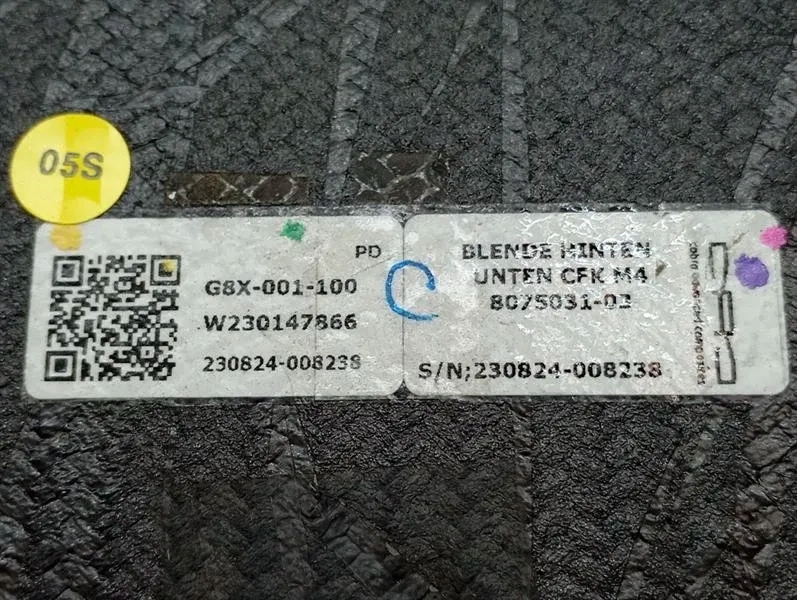 Bmw 4 g83 m4 rear бампер 8075031 карбон with defects - Оригинал