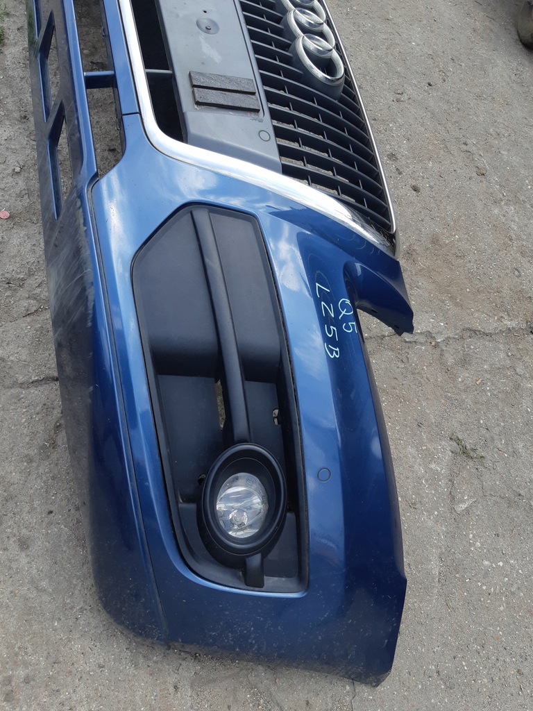 фото №10, Audi q5 8r бампер передній перед решітка радіатора решітка радіатора радар distronic 08-12r lz5b