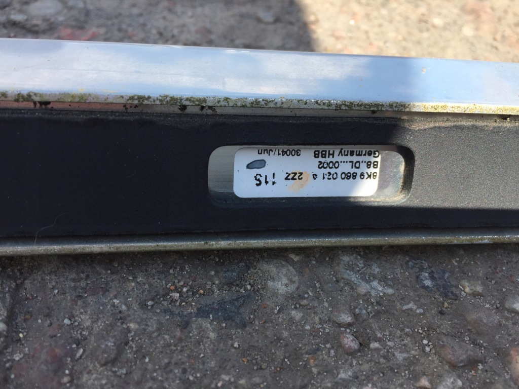 Audi a4 b8 рестайлинг  s-line рейлинги кровельные хром kompl с Разборки