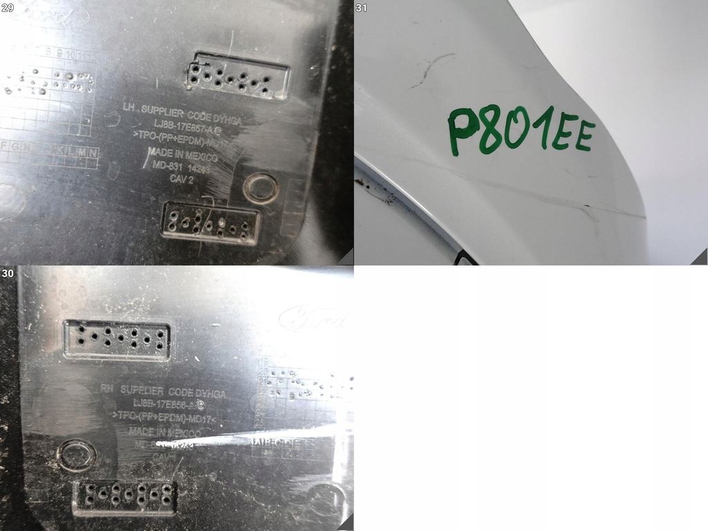 фото №15, Ford mustang mach-e cx727 20- бампер бампер + спойлер перед pdc