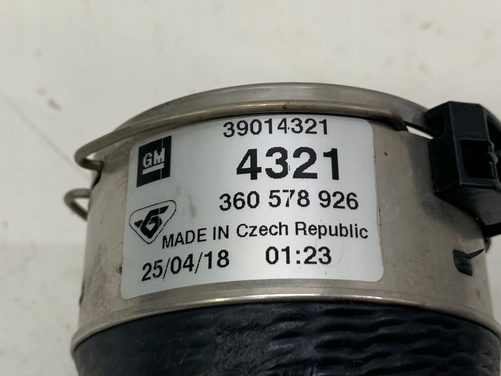фото №2, Opel astra k труба интеркулер 39014321