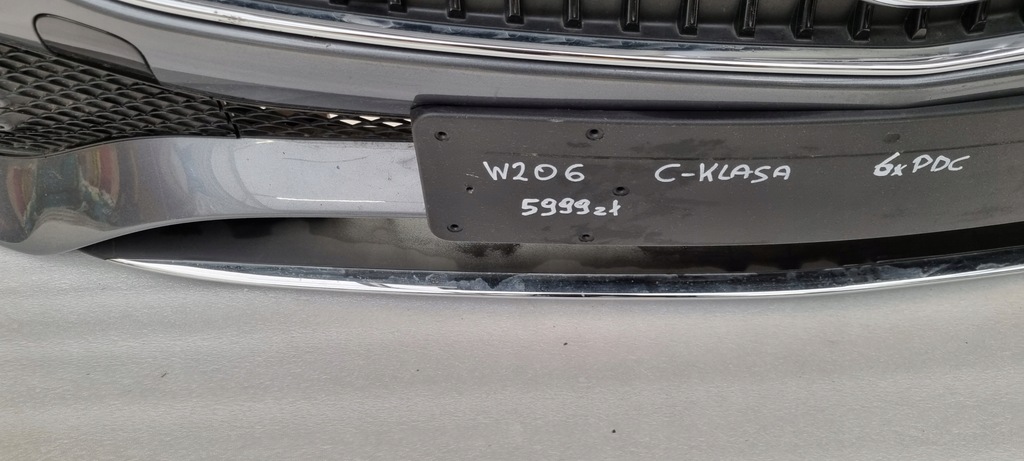 фото №10, Mercedes w206 c-klasa c klasa бампер перед передній 6xpdc радар