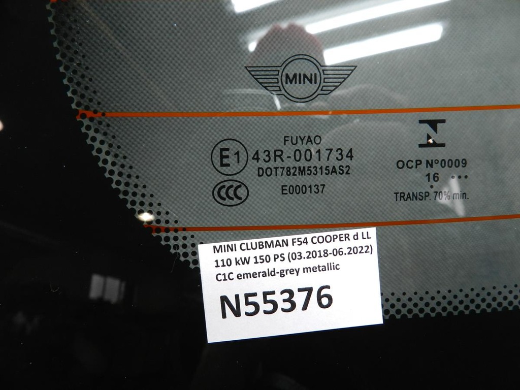 фото №5, Mini clubman f54 крышка багажника задняя левая c1c