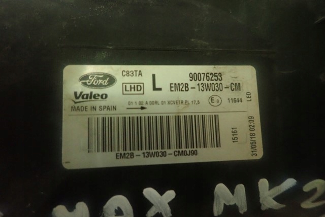 фото №7, Лампа ліва лівий full led ford s max mk2 galaxy mk4