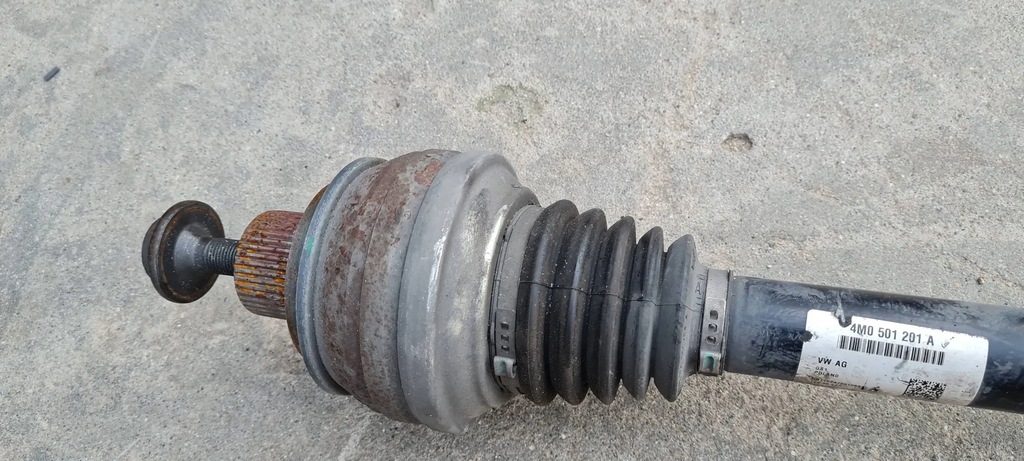 фото №11, Sq7 q7 4m привідний вал półośka задня ліва права 4.0 tfsi 4m0501201a