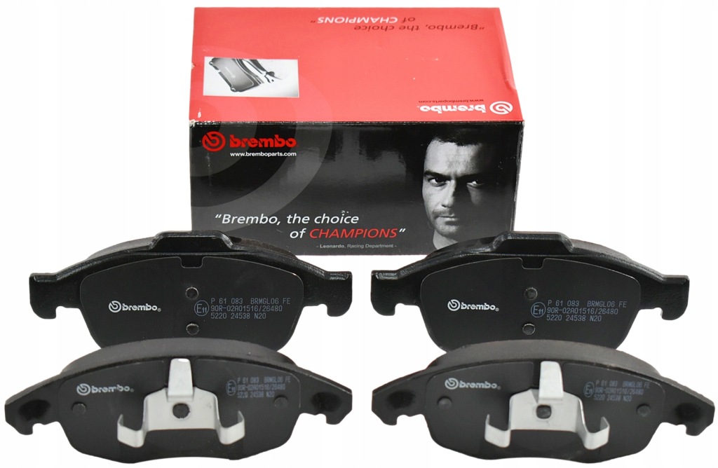 фото №1, Brembo p61083 гальмівні колодки гальмівні перед peugeot 5008 partner citroen ds4 ds5