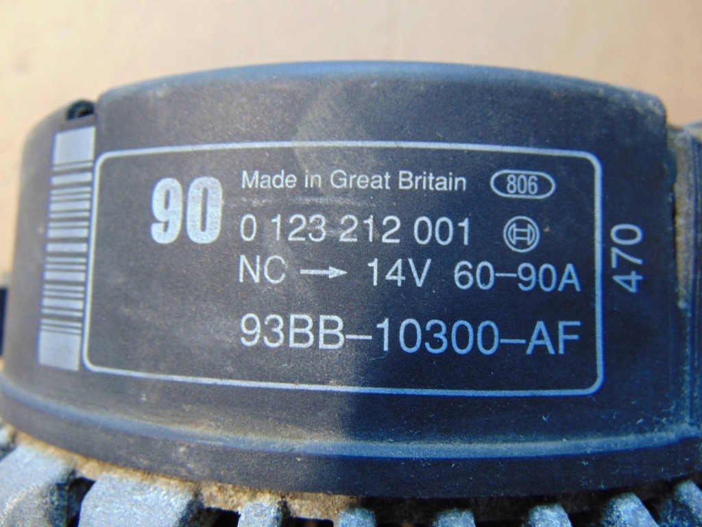 фото №5, Ford mondeo генератор 93bb-10300-af