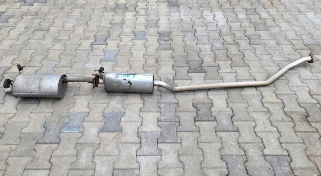 фото №12, Honda civic vii 1.6 16v система випускний гасник