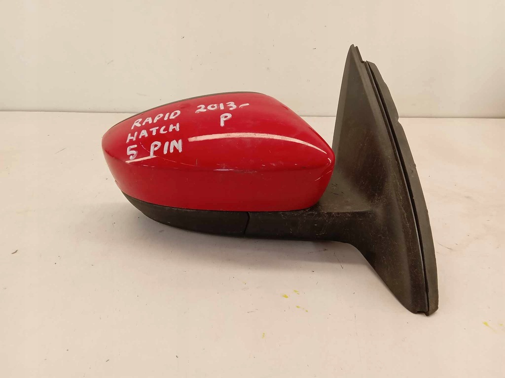 фото №1, Зеркало правое передние skoda rapid 12-17 5 pin