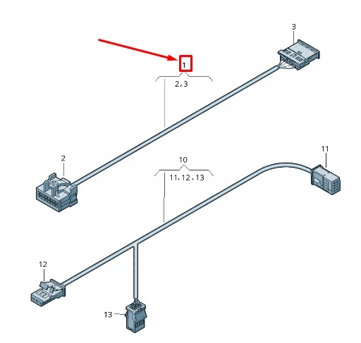 фото №1, Audi a6 4a c8 roof проводка harness 4k0971100c