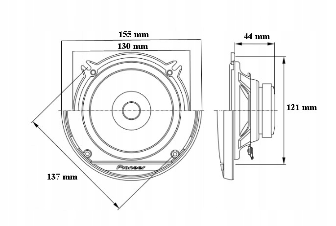 фото №8, Pioneer mocne динаміки opel astra g h combo corsa c d e omega b двері задня