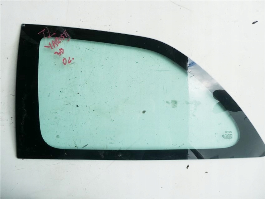 фото №1, Стекло кузовная задняя левая toyota yaris ii 3d