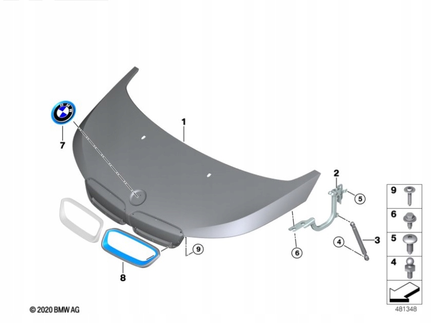 фото №1, Капот bmw i3 i01 lci