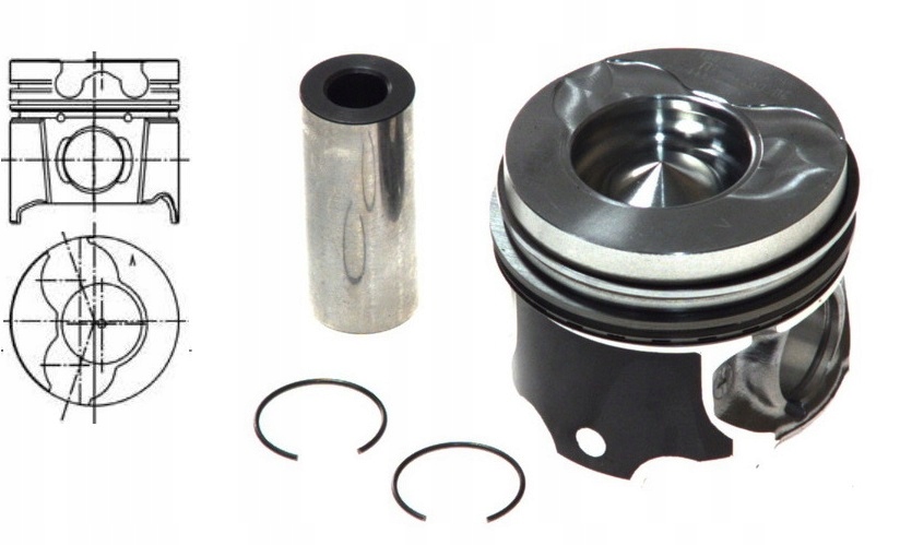 фото №1, Поршень поршні новий renault clio kangoo 1.5dci ремонт