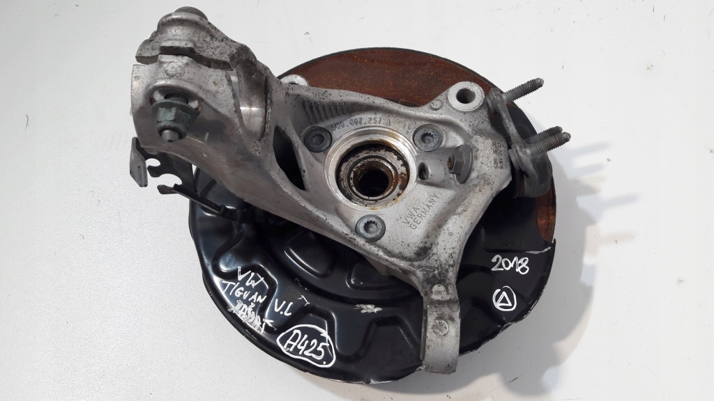 фото №4, Vw t-roc tiguan ii 2018 поворотний кулак лівий перед ступиця 5q0407257a